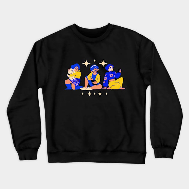 Me Time Crewneck Sweatshirt by ullahoops